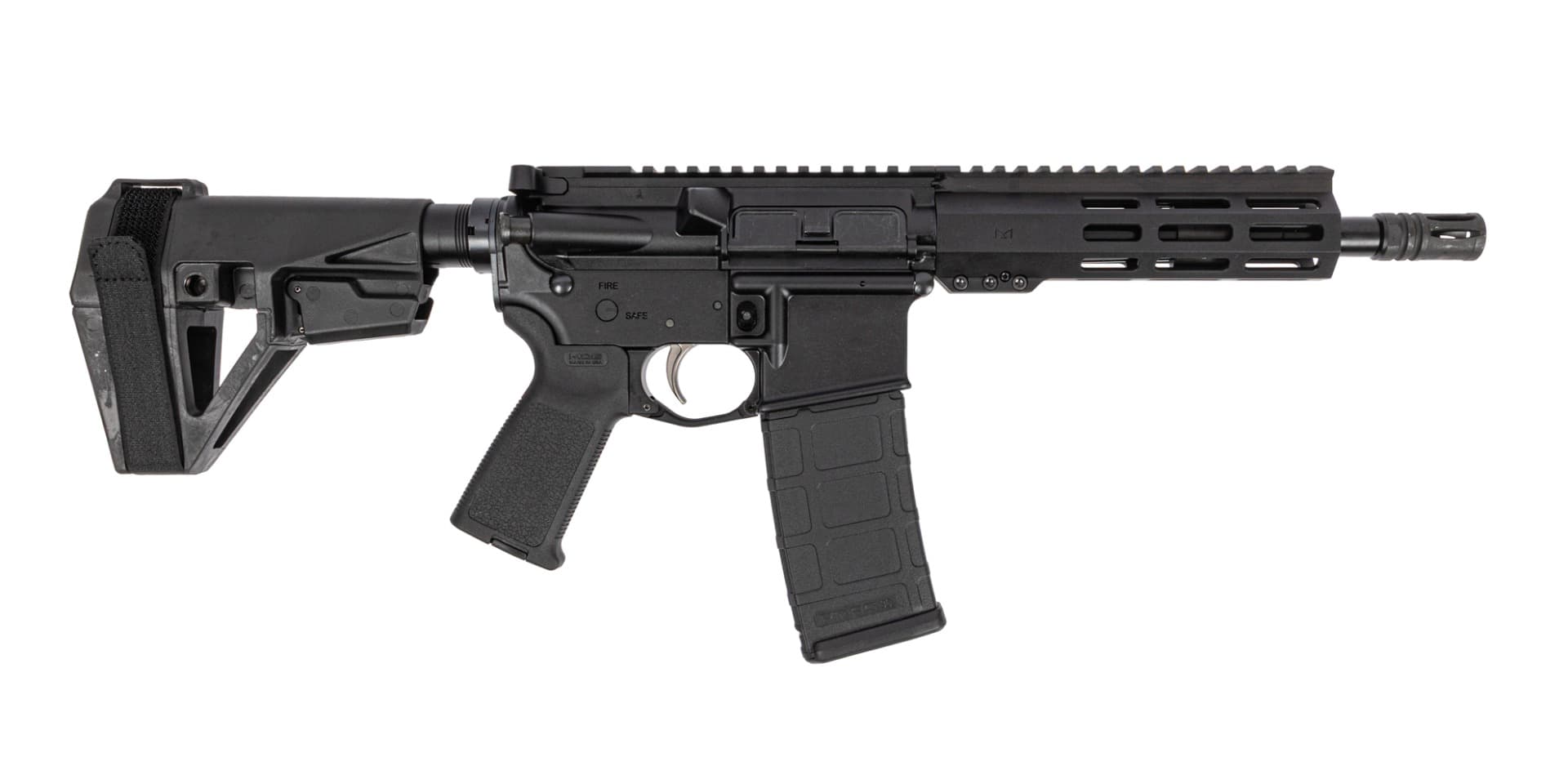 PSA 8.5" Pistol Length 300BO 1/7 Nitride 7" Lightweight Hex MLOK MOE EPT SBA5 Pistol