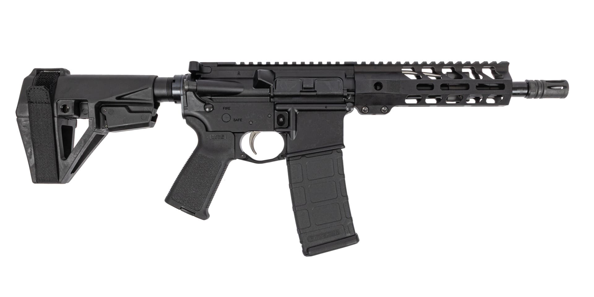 PSA 8.5" Pistol Length 300BO 1/7 Nitride 7" Lightweight MLOK MOE EPT SBA5 Pistol