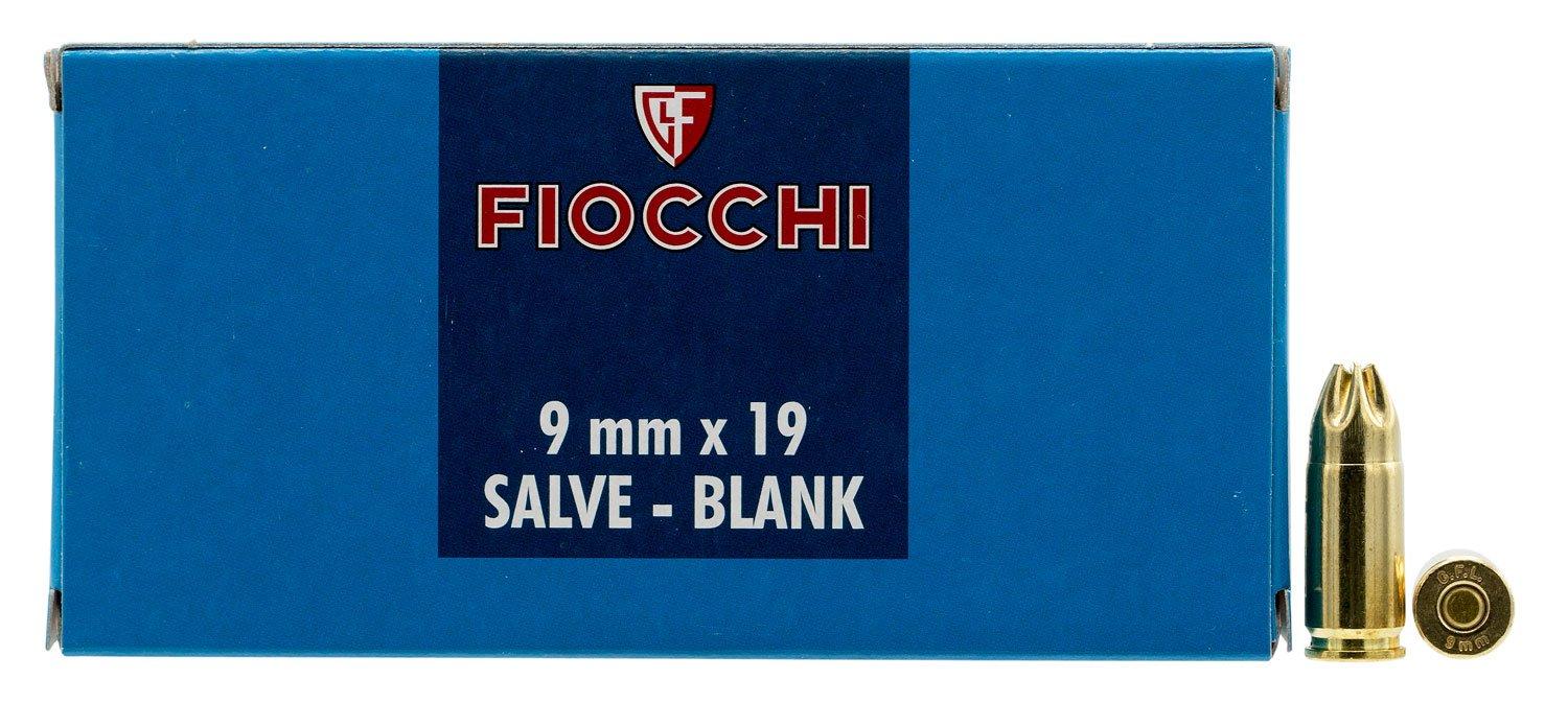 Fiocchi 9mm Blank Ammo, 50 rds/box - 9MMBLANK by Fiocchi - Product Image