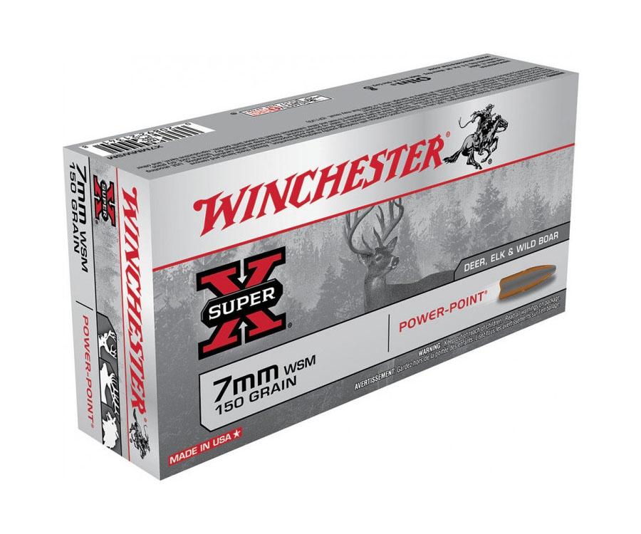 Winchester 7mm Winchester Short Magnum 150gr Power Point Ammunition 20rds - X7MMWSM by Winchester - Product Image