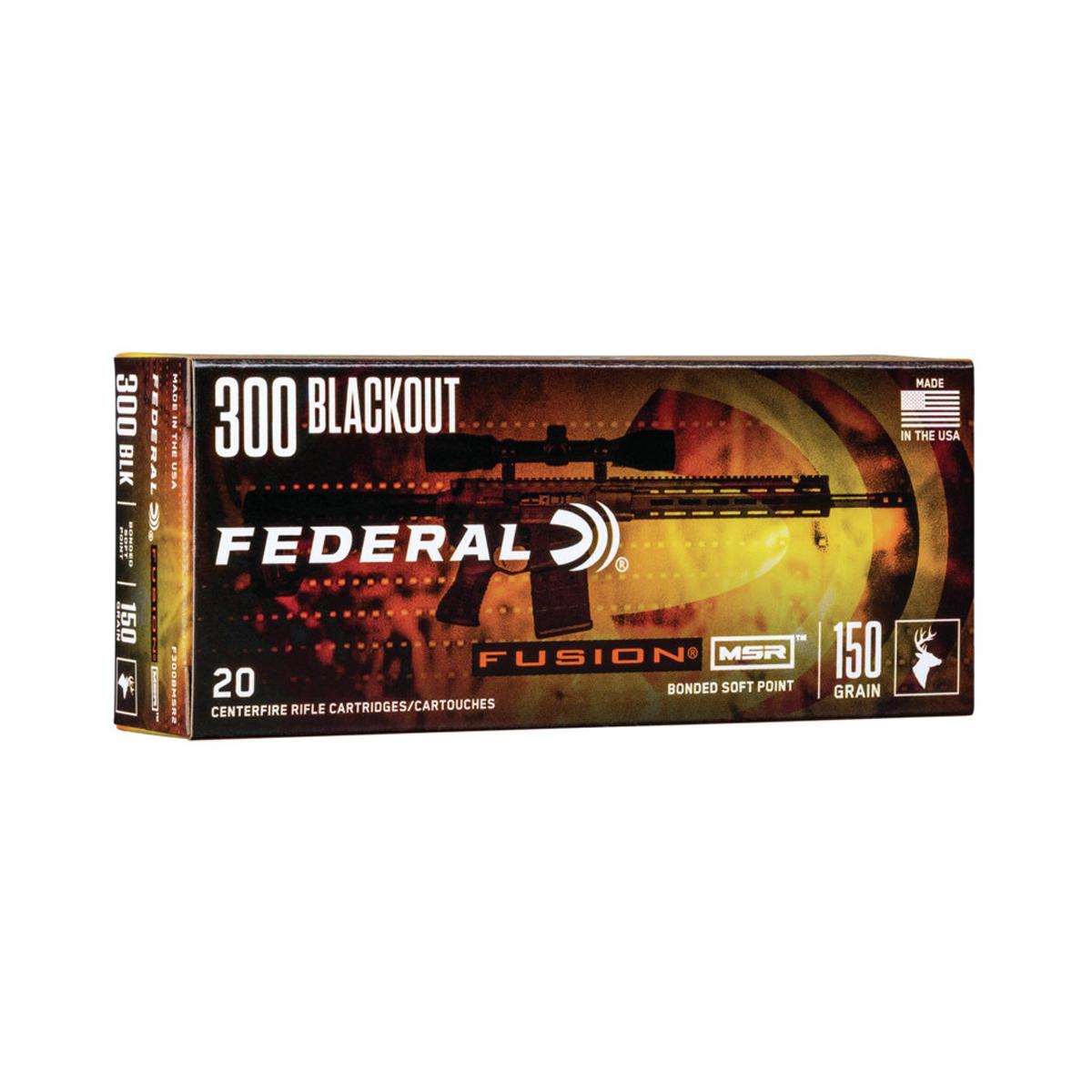 Federal Fusion .300 AAC 150 gr FSP 20 Rounds Ammunition - F300BMSR2 by Federal - Product Image