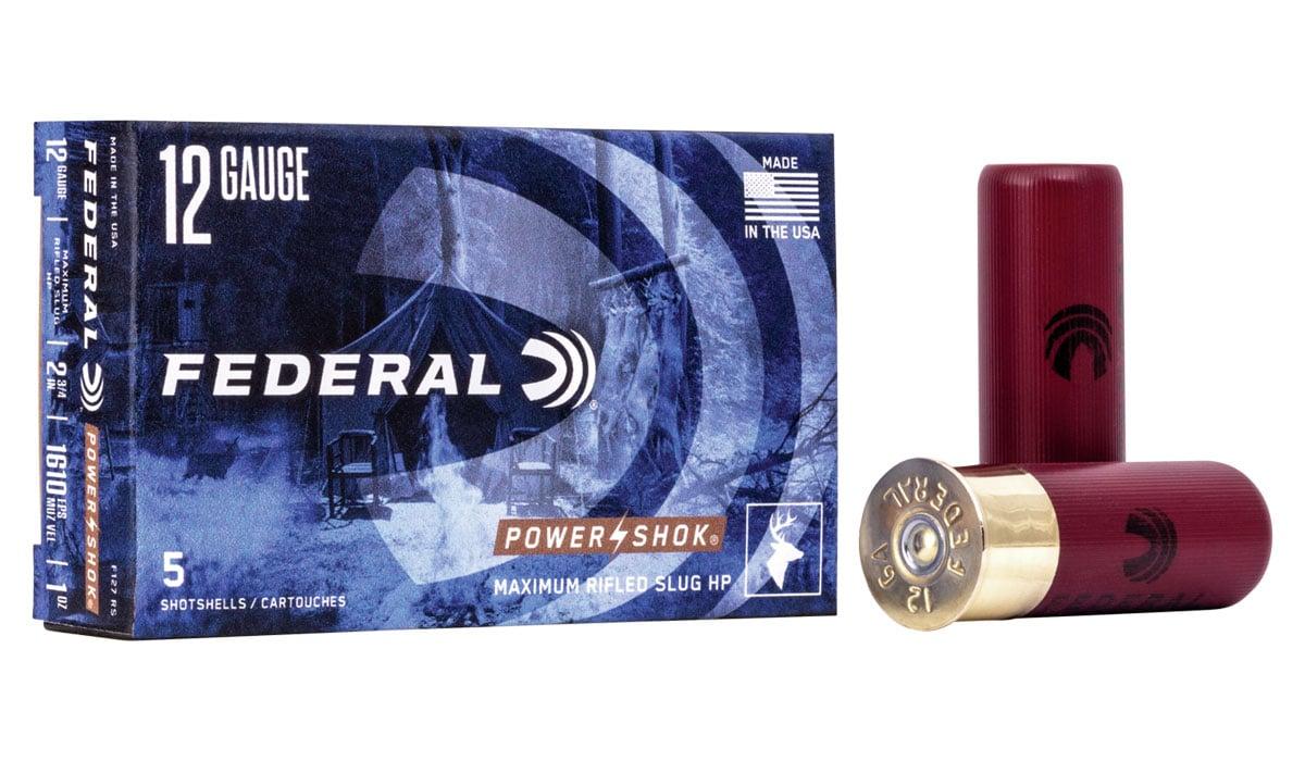 Federal 12ga 2.75" Max 1oz HP Power-Shok Shotshell Ammunition 5rds - F127 RS by Federal - Product Image