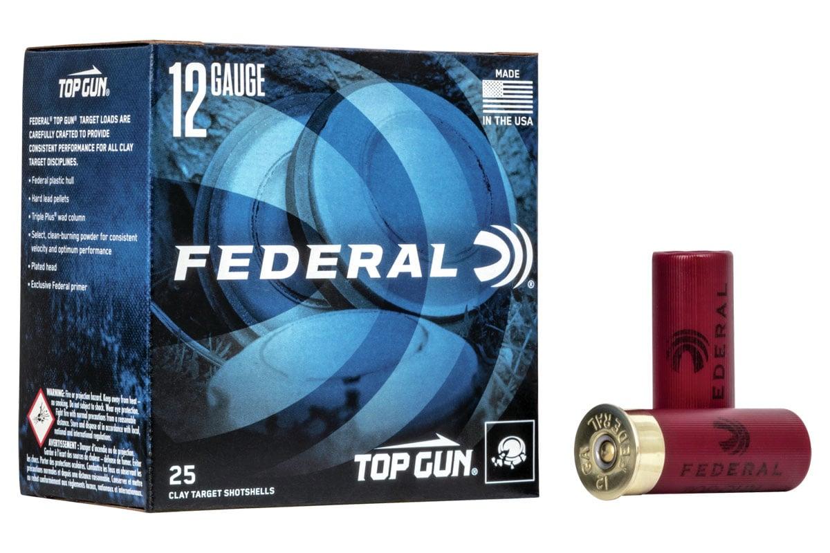 Federal 12ga 2.75" 3DE 1-1/8oz #8 Top Gun Shotshell Ammunition 25rds - TG12 8 by Federal - Product Image