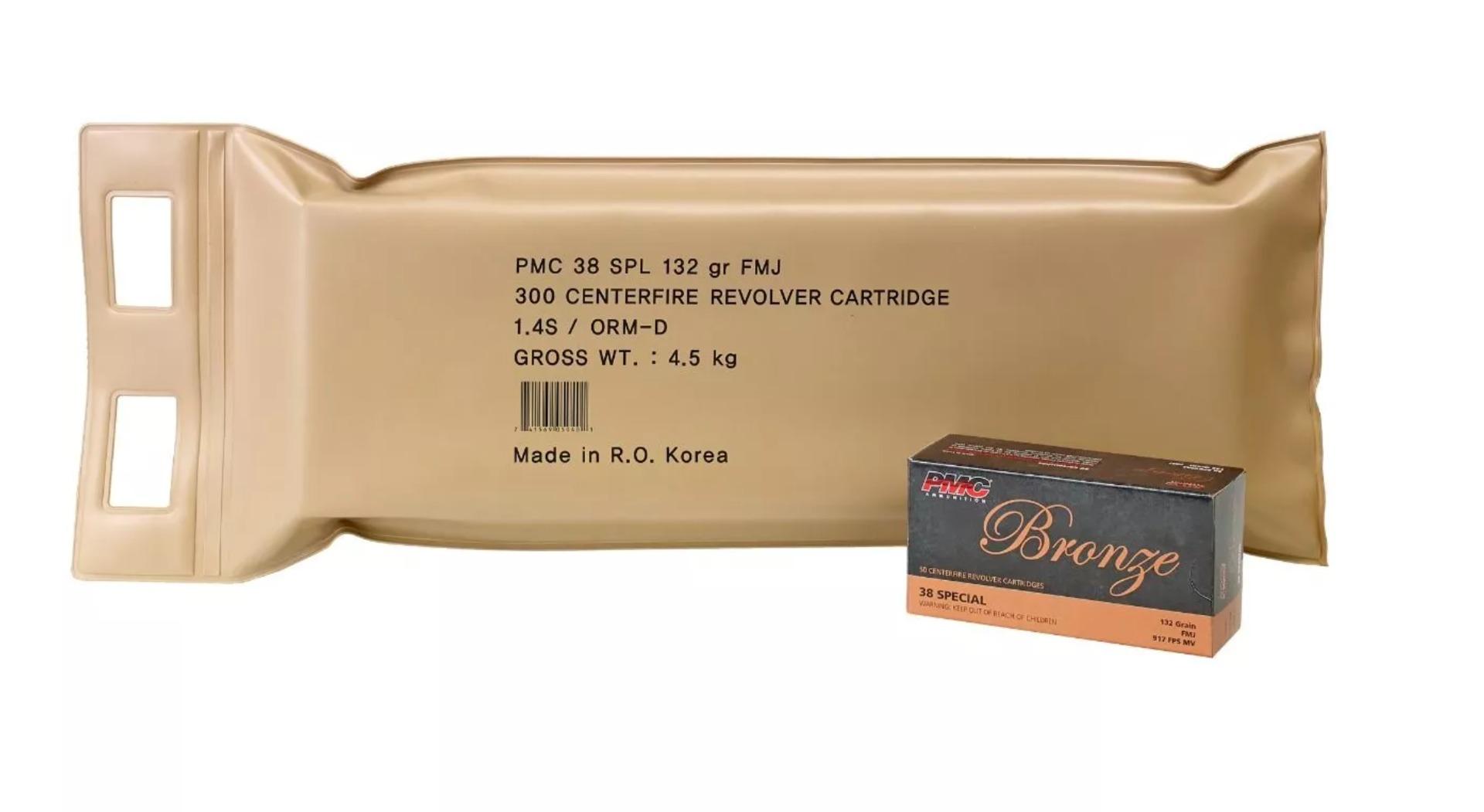 PMC Bronze .38SPL FMJ 132gr, 300rd Battle Pack - 38G-BP by Pmc - Product Image