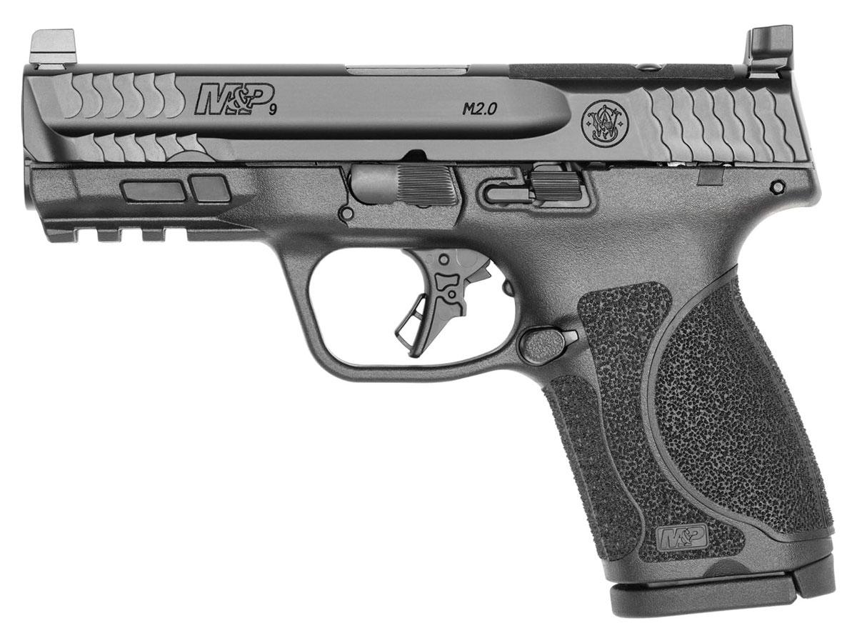 S&W M&P 2.0 Compact Optics Ready 9mm Pistol, Black - 13563 by Smith & Wesson - Product Image