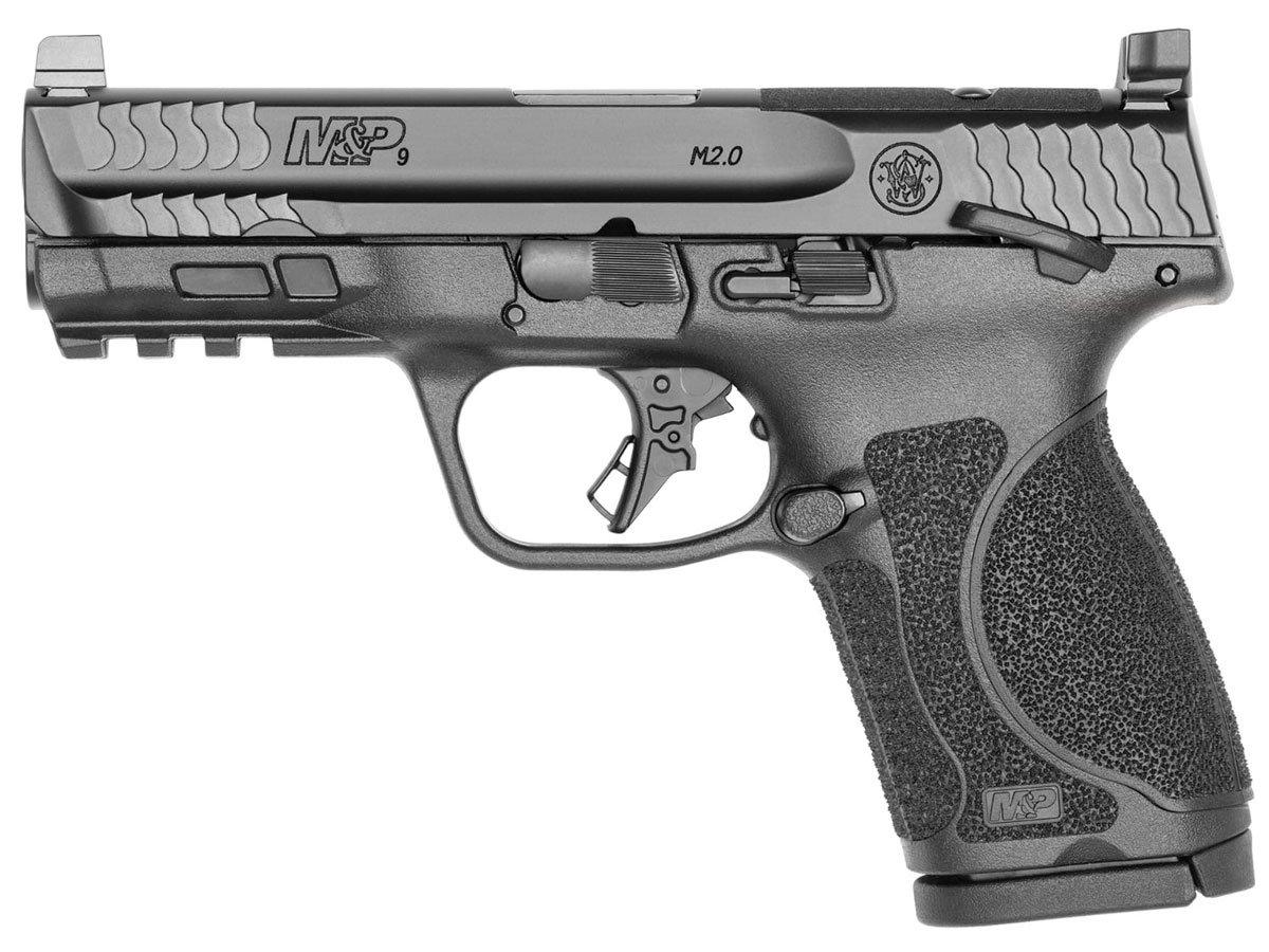 S&W M&P 2.0 Compact TS 4" Optics Ready 9mm Pistol, Black - 13568 by Smith & Wesson - Product Image