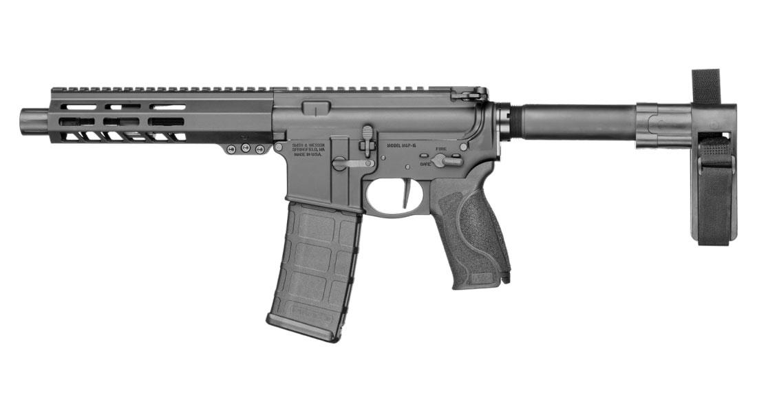 S&W M&P15 5.56 NATO 7.5" Braced AR-15 Pistol, Black - 13658 by Smith & Wesson - Product Image