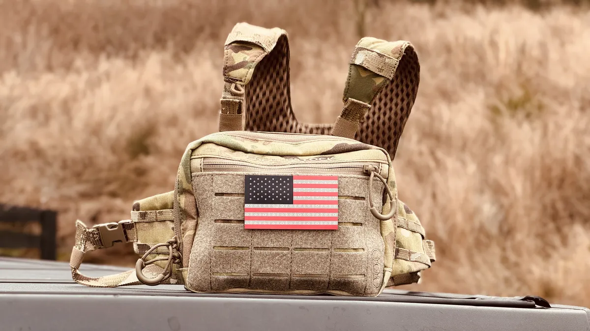 Eberlestock Force and Fury Chest Packs worn on a hike in Tennessee