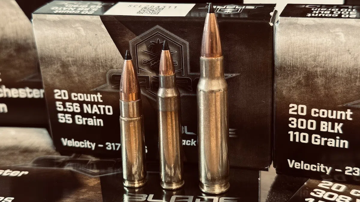 55gr 5.56, 110gr 300 Blackout, 150gr 308 Winchester AAC Ammunition