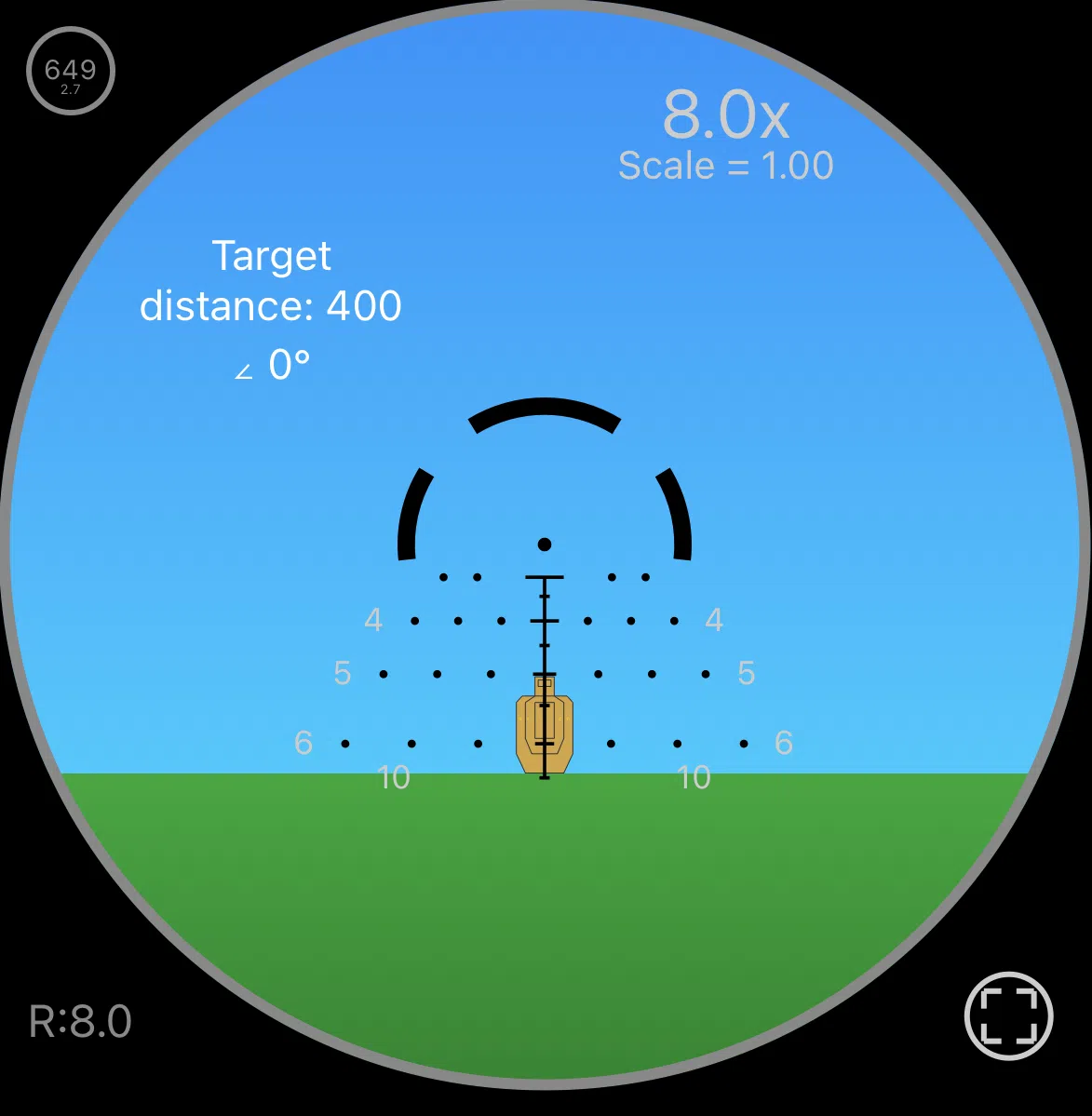 Chairgun app calibrated to my 110gr 300 Blackout